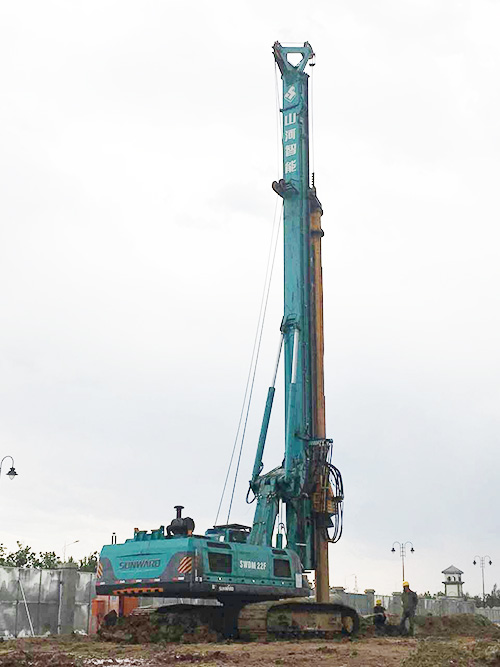 优德88智能十台旋挖助力沈阳重点工程
