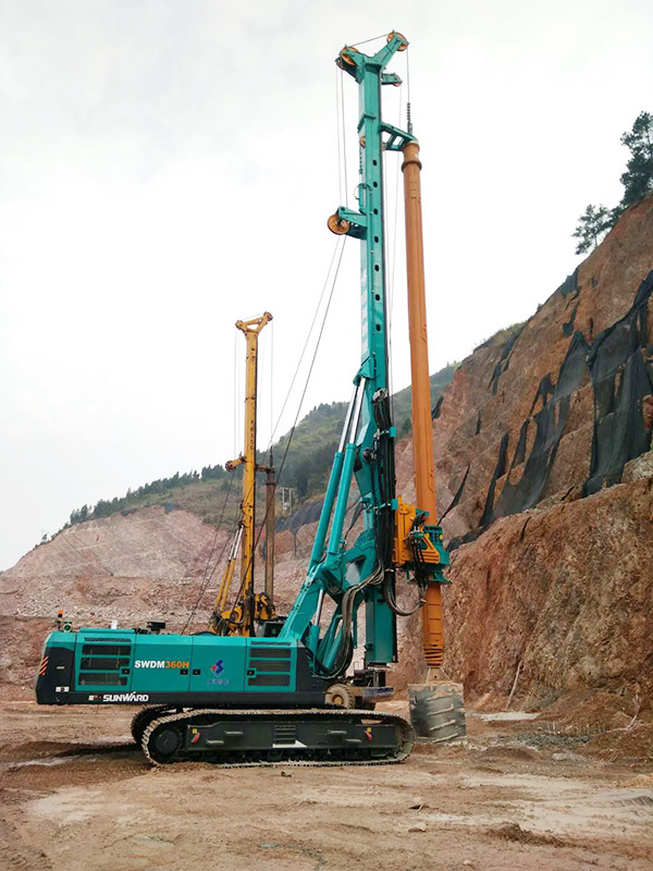 效率横跨两倍！优德88智能SWDM360旋挖钻名动贵阳
