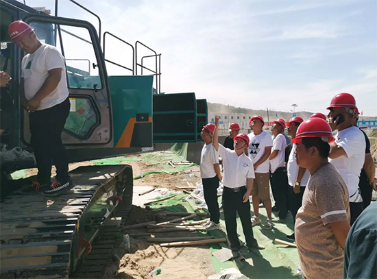 优德88智能旋挖钻机助力延安红色文旅建设