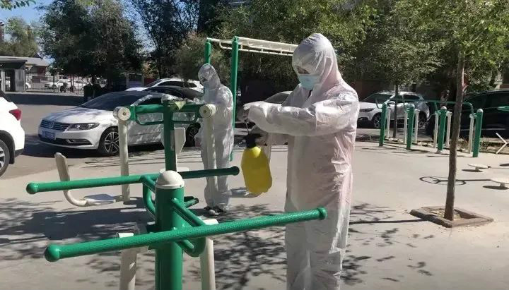 有你们，，，，，，优德88无畏！——优德88人新疆抗疫