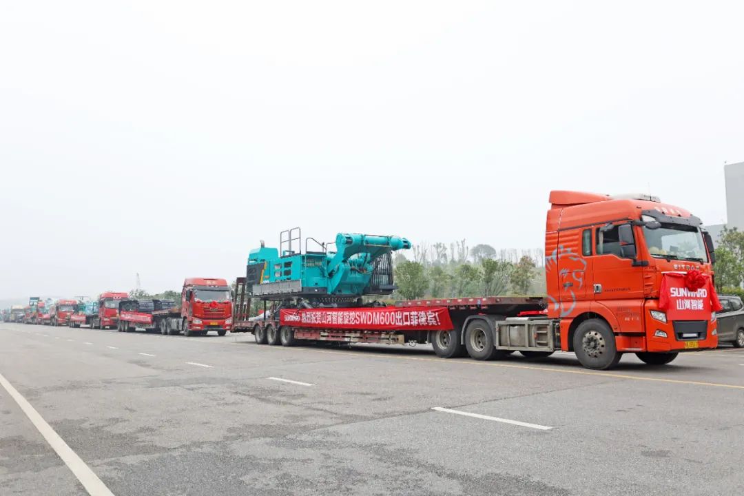 优德88智能最大旋挖钻机出口菲律宾，，，，，开启拓展外洋市场新篇章