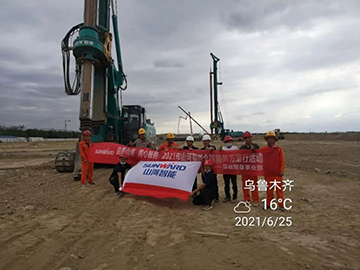 顶酷暑 走沙漠 2021年优德88智能全球服务万里行走进新疆