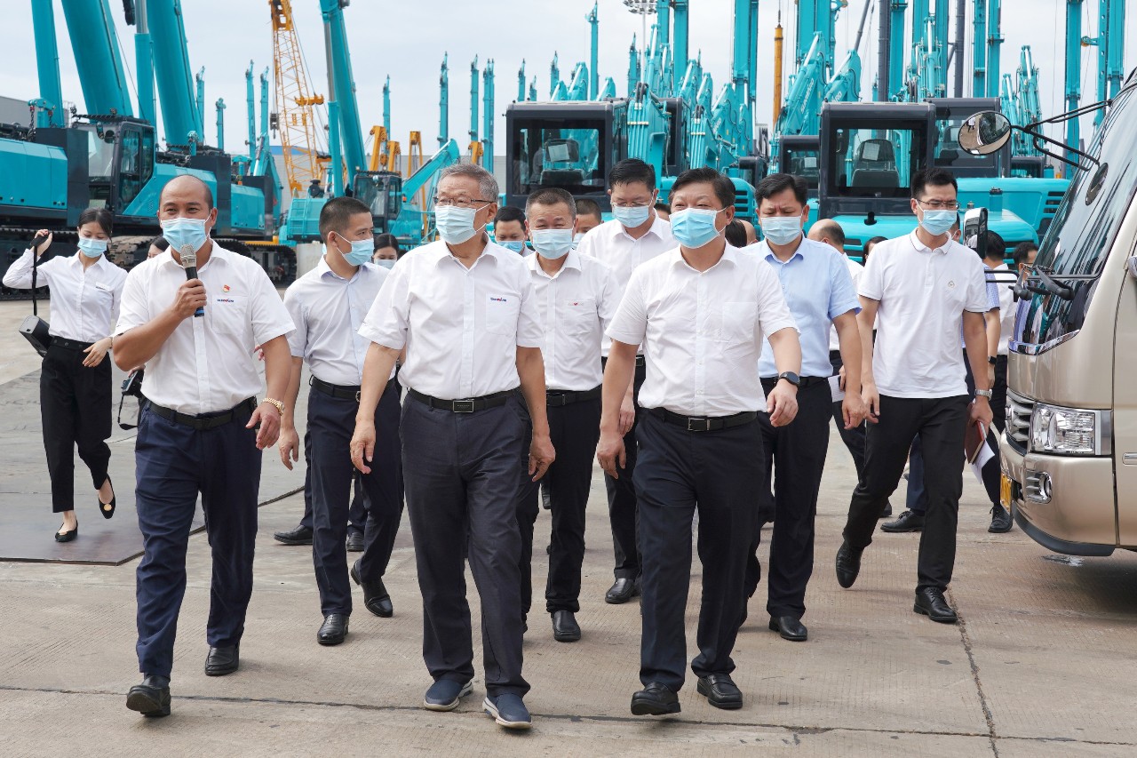 长沙县委书记付旭明调研优德88智能