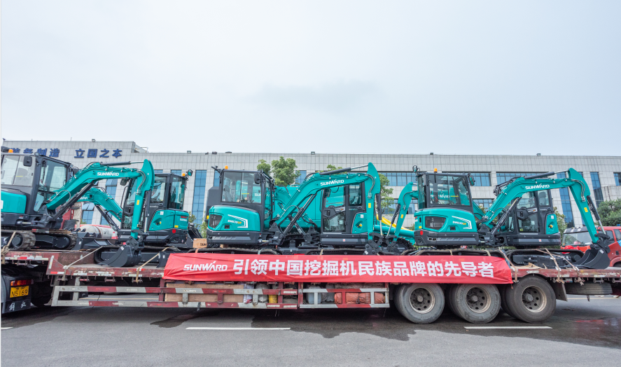 里程碑！优德88智能出口欧洲第20000台暨大型挖掘机批量交付仪式乐成举行