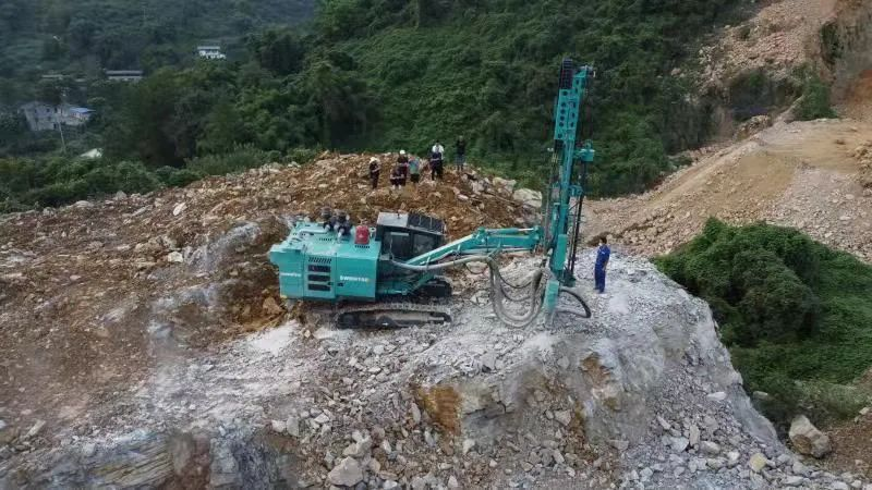 助力绿色矿山建设，，，，，，优德88智能“凿岩先锋”SWDH系列顶锤钻机大展身手