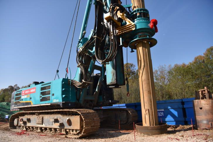 首根桩基开钻！优德88智能助力新建沪渝蓉高速铁路建设