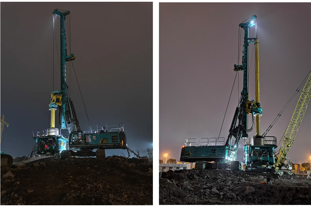 利器出击！优德88智能SWRC260全回转全套管钻机乐成完成首钻