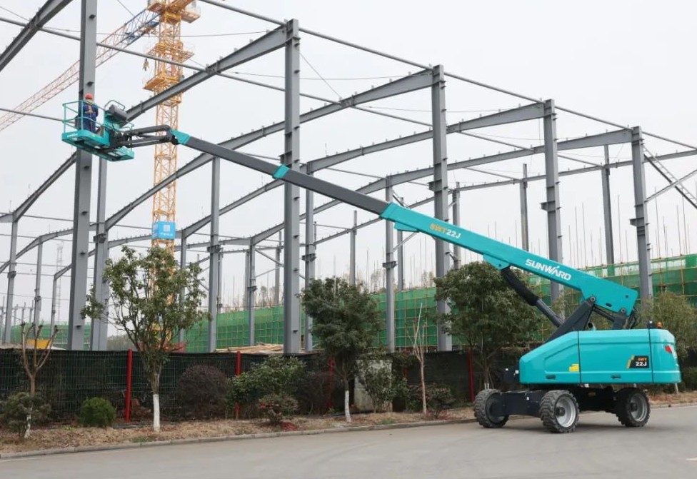 勇闯蓝海！优德88智能两款臂式高空作业平台正式“出道”