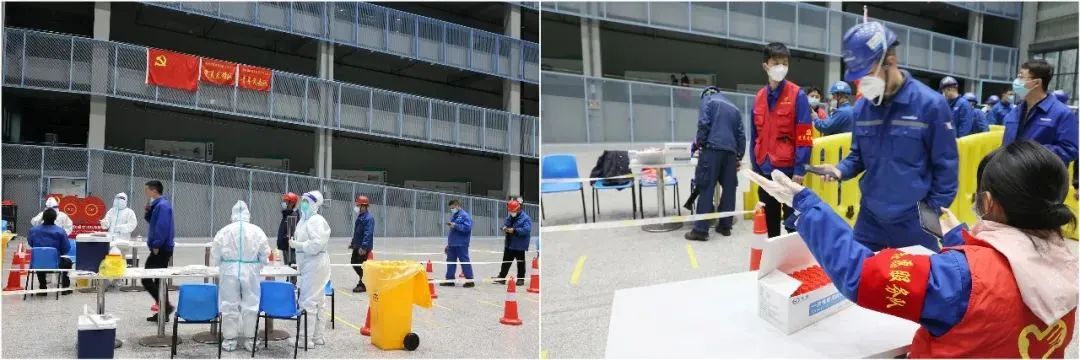 抗疫先锋在行动！优德88智能自愿者助力核酸采样