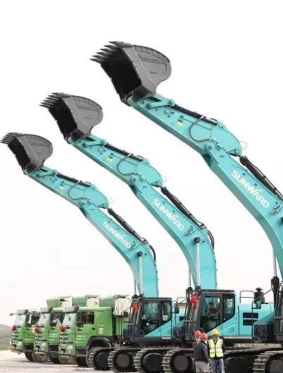 优德88智能挖掘机亮相贵阳大数据科创城项目开工仪式