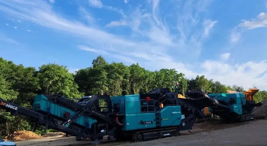 优德88普石勒成套移动破碎装备助力哈伊高铁铁伊段建设