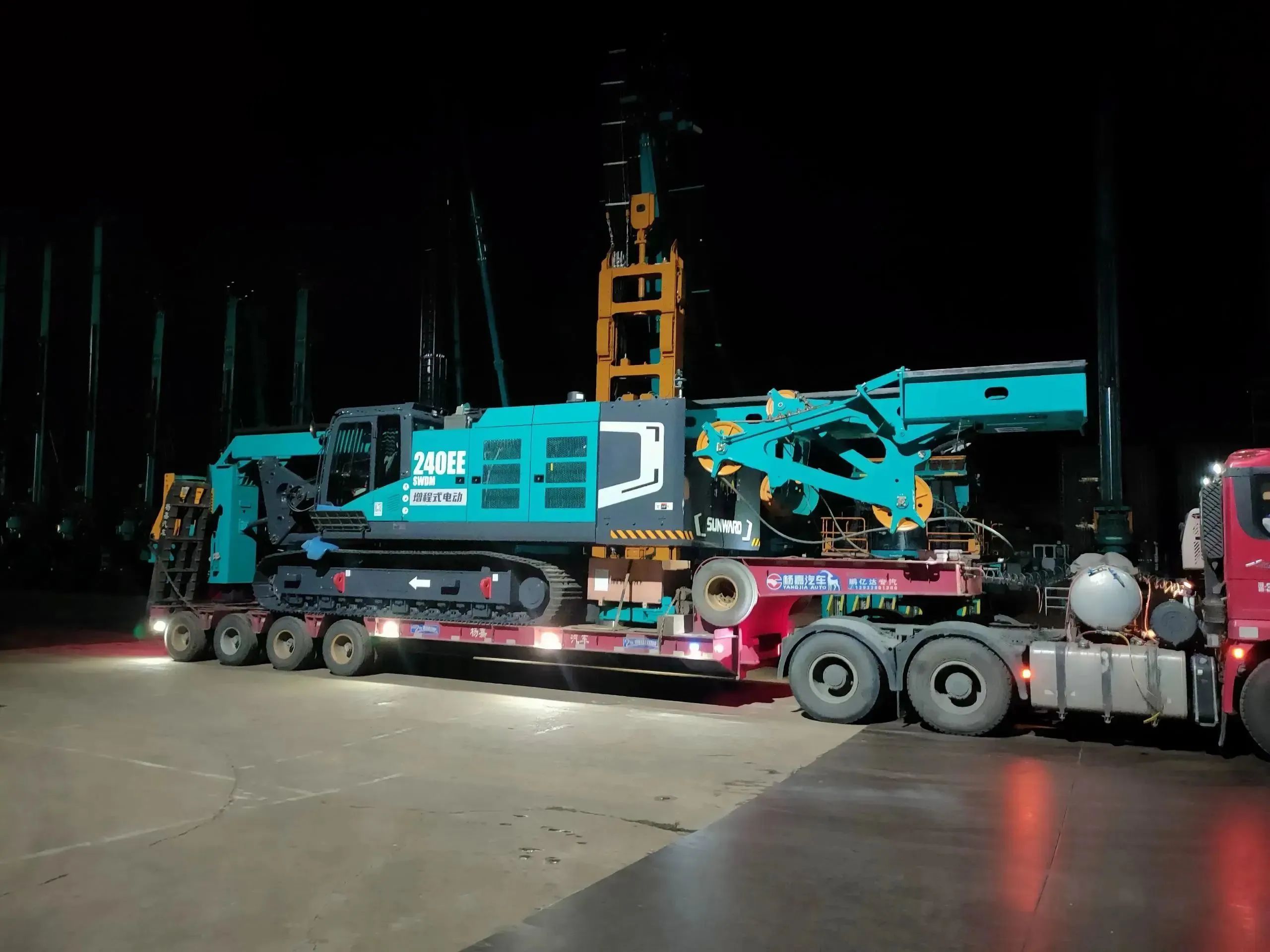 “零故障”“低能耗”！优德88智能增程式电动旋挖钻机惊艳首秀