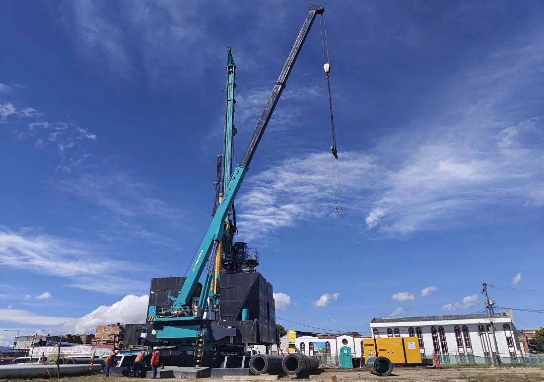 展现“中国制造”硬实力！优德88智能PDP工法钻机助建波哥大地铁项目