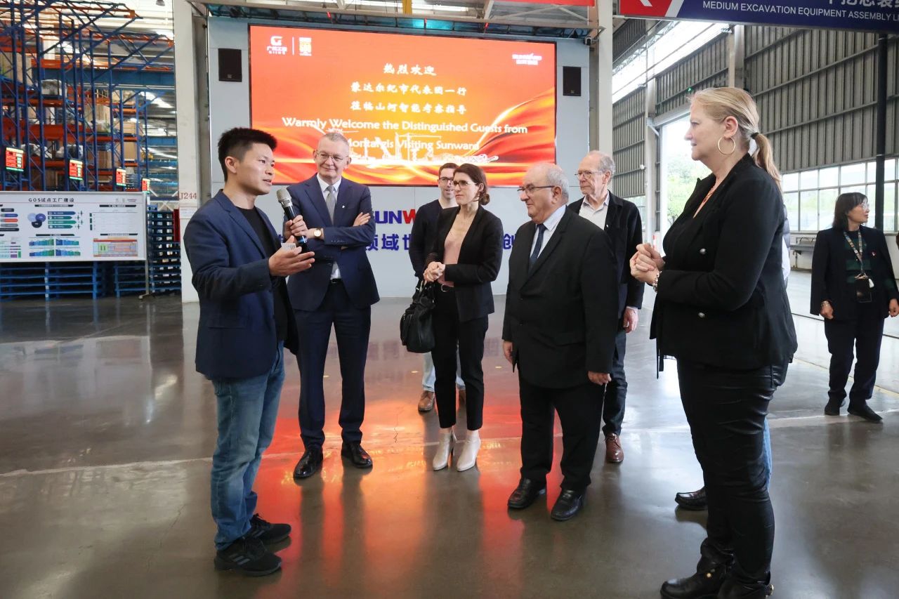 蒙达尔纪市代表团一行考察优德88智能