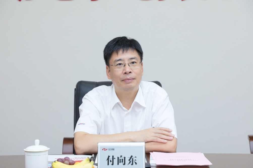 携手相助，，，，，，同谋未来|优德88智能董事长付向东一行造访弘大爆破集团