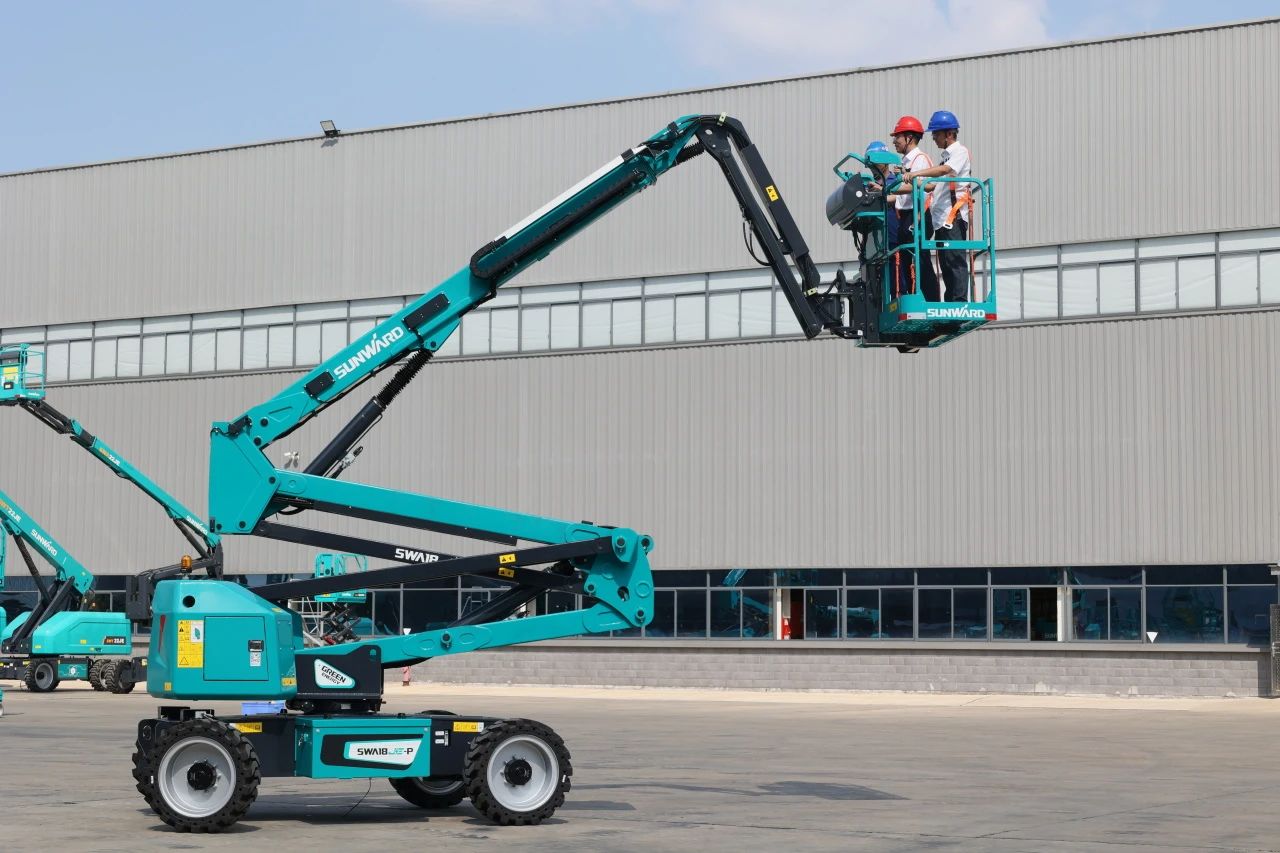 高可靠、高清静、高性能！优德88智能新一代P系列电动臂式高空作业平台乐成下线