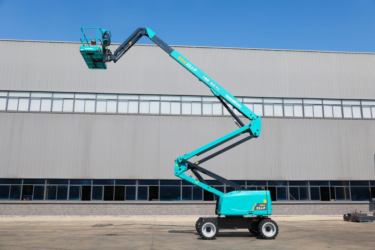 手艺新标杆！优德88智能SWA22J-P柴动曲臂式高空作业平台下线！