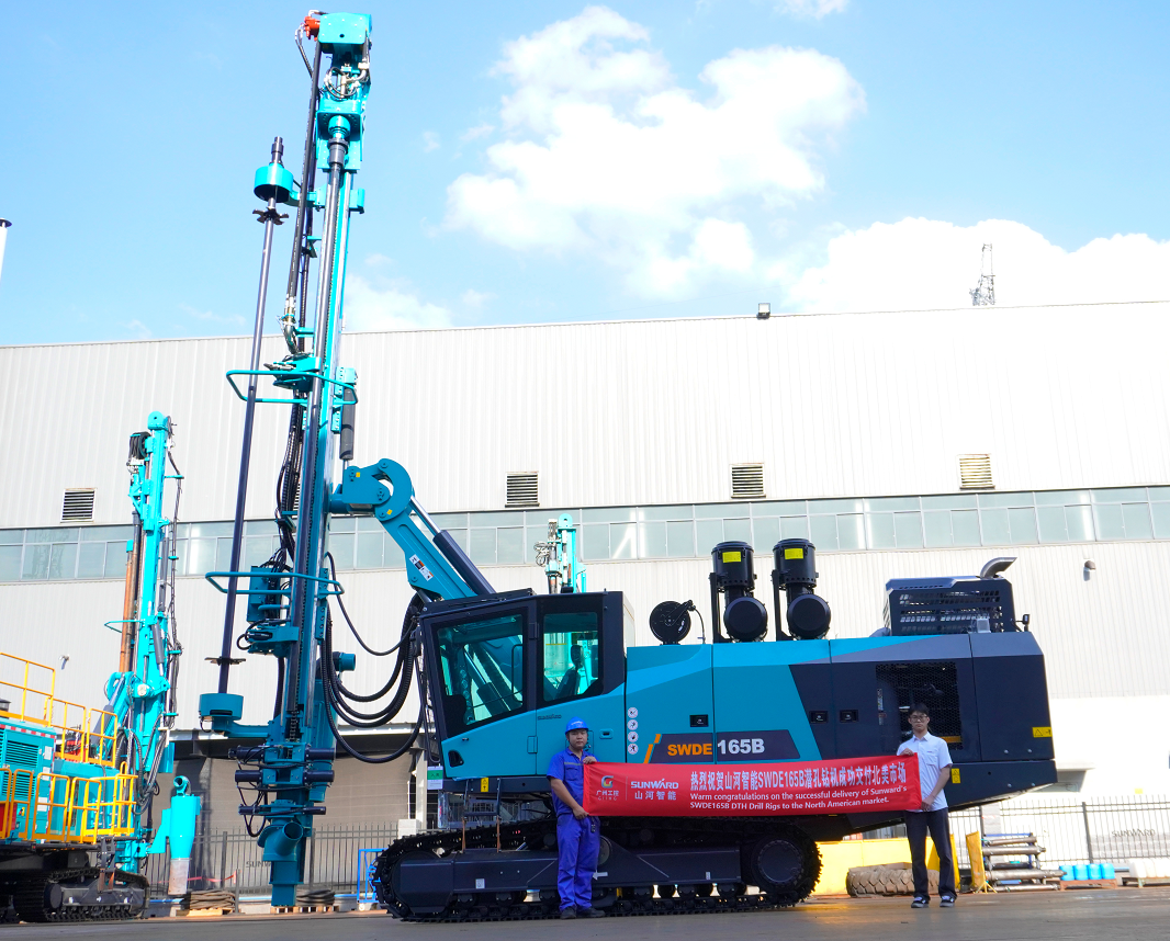 征服国际高端客户！优德88智能潜孔钻机进军北美市场