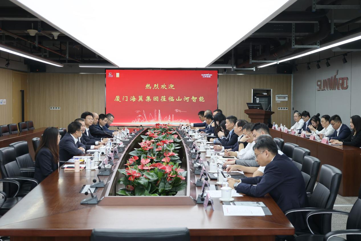 厦门海翼集团总司理金中权到访优德88智能